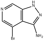 1H-Pyrazolo[3,4-c]pyridin-3-aMine, 4-broMo- Structure