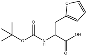 BOC-DL-2-FURYLALANINE Structure