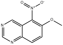 6-甲氧基-5-硝基喹唑啉 结构式