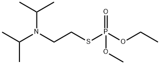 O-ethyl-S(2)-diisopropylaminoethylmethyl phosphorothiolate Structure