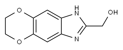 1H-[1,4]Dioxino[2,3-f]benzimidazole-2-methanol,  6,7-dihydro- 结构式