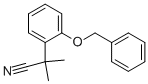 2-(2-(benzyloxy)phenyl)-2-methylpropanenitrile Structure