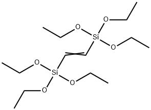 双(三乙氧基硅基)乙烯,87061-56-1,结构式