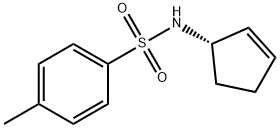 Benzenesulfonamide, N-(1S)-2-cyclopenten-1-yl-4-methyl- (9CI) Structure