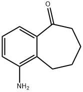 1-アミノ-6,7,8,9-テトラヒドロ-5H-ベンゾ[7]アニュレン-5-オン 化学構造式