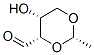 1,3-Dioxane-4-carboxaldehyde, 5-hydroxy-2-methyl-, (2S,4S,5R)- (9CI) 结构式