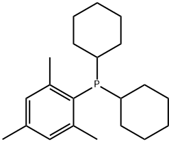 二环己基(2,4,6-三甲基苯基)膦, 870703-48-3, 结构式