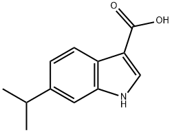6-ISOPROPYLINDOLE-3-CARBOXALDEHYDE, 97% Structure
