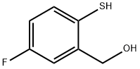 5-氟-2-巯基苄醇, 870703-84-7, 结构式