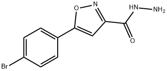 5-(4-溴苯基)异噁唑-3-羧酸盐酸盐, 870703-96-1, 结构式