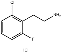 2-(2-氯-6-氟苯基)乙胺 盐酸盐, 870717-94-5, 结构式