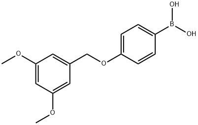 4-(3,5-甲氧基苄氧基)苯硼酸, 870718-08-4, 结构式