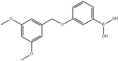 3-(3',5'-二甲氧基苄氧基)苯基硼酸,870718-09-5,结构式
