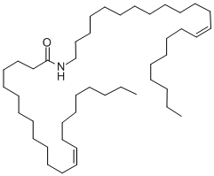 (Z)-N-[(Z)-13-ドコセニル]-13-ドコセンアミド 化学構造式