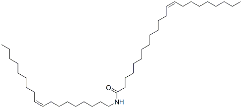 (Z)-N-[(Z)-9-オクタデセニル]-13-ドコセンアミド 化学構造式