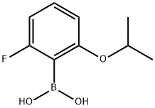 2-FLUORO-6-ISOPROPOXYPHENYLBORONIC ACID Structure