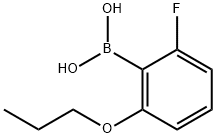2-FLUORO-6-PROPOXYPHENYLBORONIC ACID Structure
