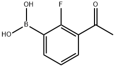 3-ACETYL-2-FLUOROPHENYLBORONIC ACID Struktur