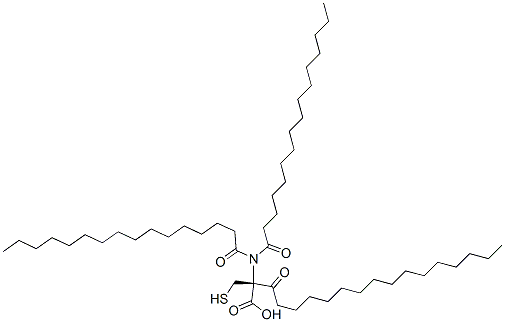 tripalmitoyl cysteine Structure