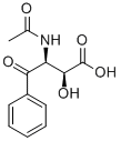 THREO-(2RS)-3-ACETYLAMINO-2-HYDROXY-4-OXO-4-PHENYLBUTYRIC ACID Struktur