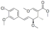 (3S,4S,5E)-6-(4-Chloro-3-methoxyphenyl)-4-methoxy-2-[(E)-methoxymethylene]-3-methyl-5-hexenoic acid methyl ester Structure