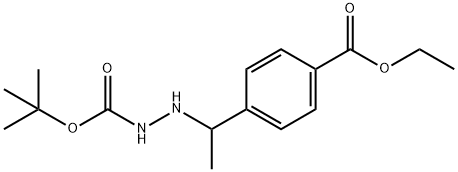 TERT-BUTYL 2-(1-(4-(ETHOXYCARBONYL)PHENYL)ETHYL)HYDRAZINECARBOXYLATE