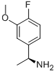 (1S)-(4-氟-3-甲氧基苯基)乙胺,870849-59-5,结构式