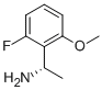 (1S)-(2-氟-6-甲氧基苯基)乙胺,870849-68-6,结构式