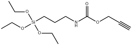 O-(丙炔基)-N-(三乙氧基硅烷基)氨基甲酸甲酯, 870987-68-1, 结构式