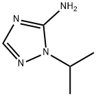 1-イソプロピル-1H-1,2,4-トリアゾール-5-アミン 化学構造式