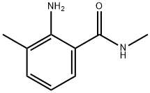 2-アミノ-N,3-ジメチルベンズアミド 化学構造式