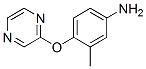 Benzenamine, 3-methyl-4-(pyrazinyloxy)- (9CI) Structure