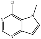 4-氯-5-甲基-5H-吡咯并[3,2-D]嘧啶,871024-38-3,结构式