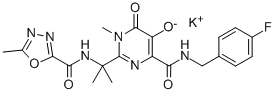 Raltegravir potassium Struktur