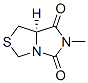 (7aR)-6-Methyl-1H-imidazo[1,5-c]thiazole-5,7(6H,7aH)-dione Struktur