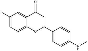 6-IODO-2-(4-METHYLAMINO-PHENYL)-CHROMEN-4-ONE|