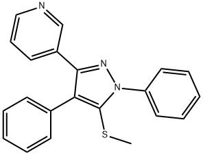 871110-02-0 3-(1,4-DIPHENYL-5-METHYLTHIO-1H-PYRAZOL-3-YL)PYRIDINE