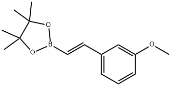 反式-2-(3-甲氧基苯基)乙烯基硼酸频那醇酯, 871125-68-7, 结构式