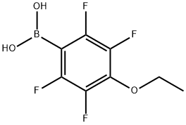 4-ETHOXY-2,3,5,6-TETRAFLUOROBENZENEBORONIC ACID 化学構造式