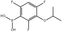 3-丙氧基-2,4,6-三氟苯基硼酸, 871125-73-4, 结构式