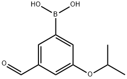 3-甲酰基-5-异丙氧基苯基硼酸, 871125-79-0, 结构式