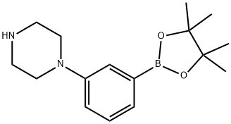 2-PIPERIZINYLPYRIDINE-4-BORONIC ACID, PINACOL ESTER Structure