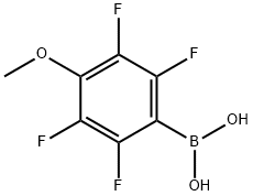 4-甲氧基-2,3,5,6-四氟苯基硼酸, 871126-20-4, 结构式