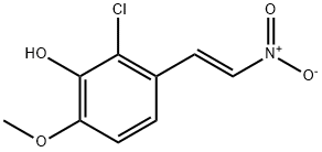 反式-2-氯-3-羟基-4-甲氧基-Β-硝基苯乙烯, 871126-36-2, 结构式