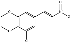 反-3-氯-4,5-二甲氧基-Β-硝基苯乙烯,871126-37-3,结构式