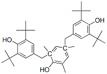 3,5-Bis-(3,5-di-tert-butyl-4-hydroxybenzyl)-mesitol Struktur