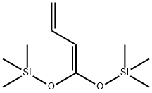 1,1-ビス(トリメチルシリルオキシ)-1,3-ブタジエン 化学構造式