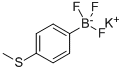 4-(甲硫基)苯基三氟硼酸钾 结构式