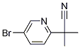 2-(5-bromopyridin-2-yl)-2-methylpropanenitrile Structure