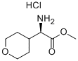 (R)-AMINO-(TETRAHYDRO-PYRAN-4-YL)-ACETIC ACID METHYL ESTER HYDROCHLORIDE Structure